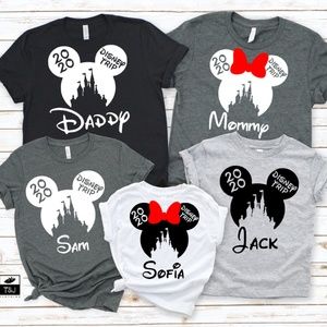 ✨Bella Canvas✨ Disney Matching Family T-shirt